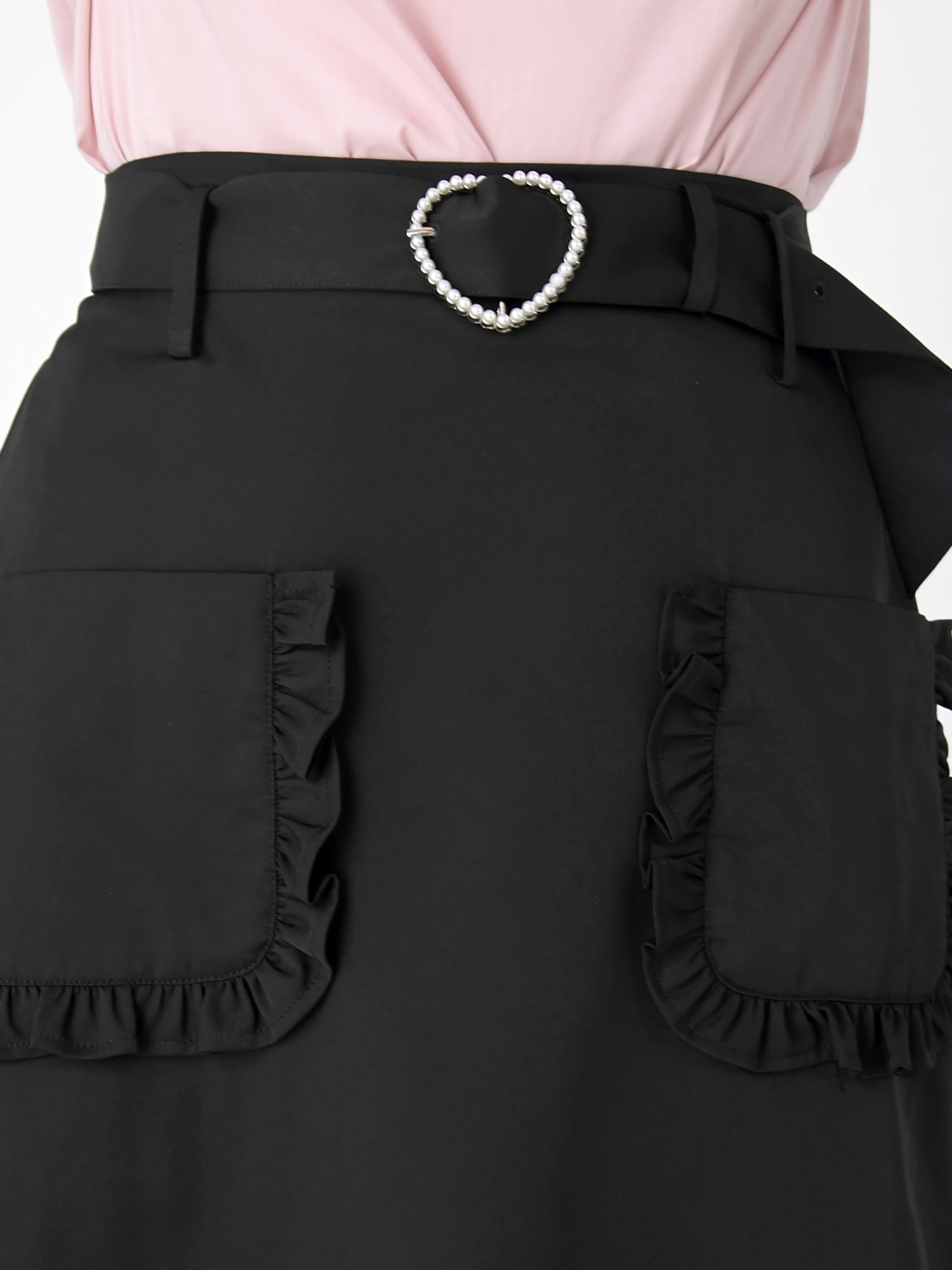 フリルポケット台形スカート - Ank Rouge(アンクルージュ)のスカート