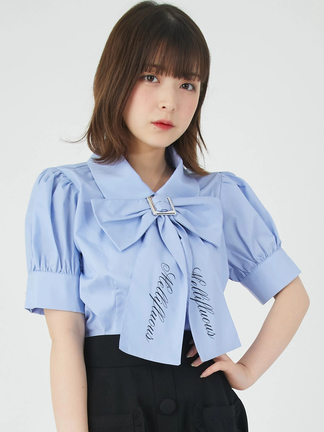 【最終値下げ‼️】Ank Rouge ゴシックトップス 水色 ゴシックTOPS - Ank Rouge(アンクルージュ)のシャツ・ブラウス