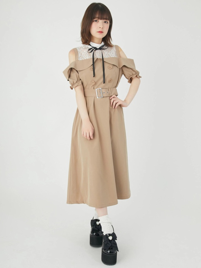 トレンチワンピース - Ank Rouge(アンクルージュ)のワンピース  