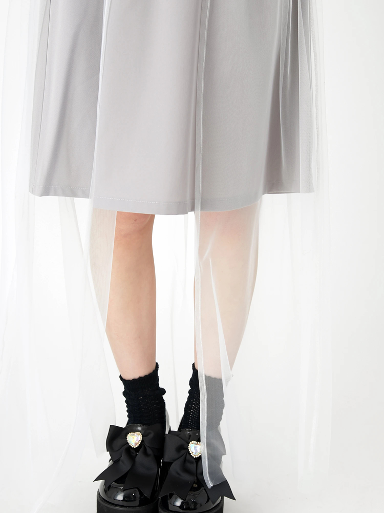 ベルト付きチュールスカート - Ank Rouge(アンクルージュ)の