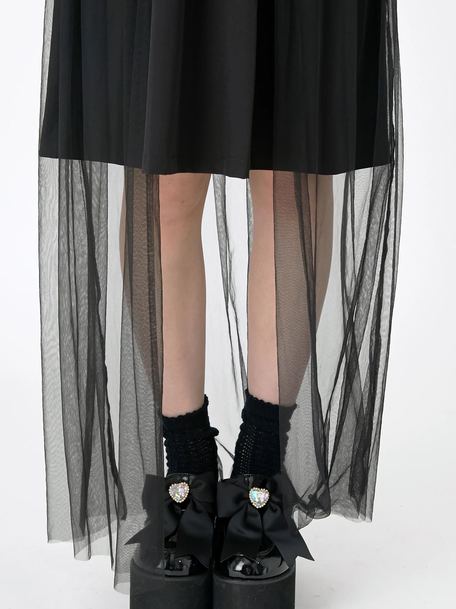 ベルト付きチュールスカート - Ank Rouge(アンクルージュ)のスカート 