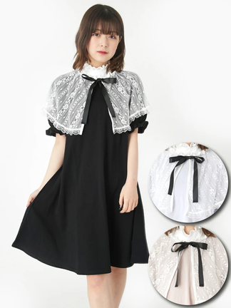 オーダー　ケープ＆ワンピース ケープ付きカットOP - Ank Rouge(アンクルージュ)のワンピース