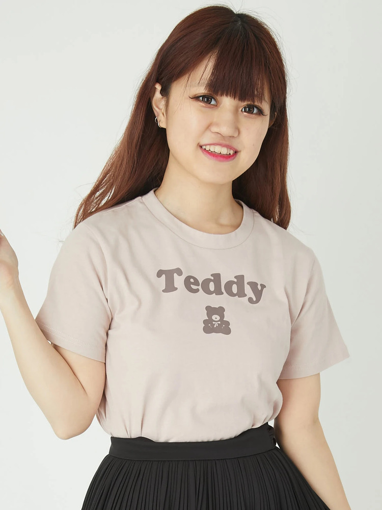 TeddyロゴTシャツ - Ank Rouge(アンクルージュ)のTシャツ・カットソー