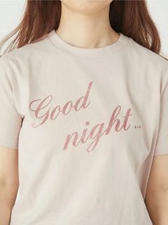 グリッターロゴTシャツ