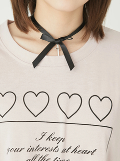 チョーカー付きBigTシャツ