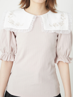 バラ刺繍TOPS