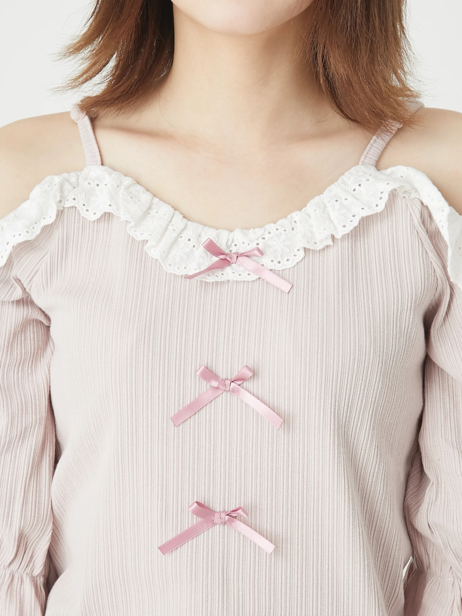 オフショルテレコTOPS - Ank Rouge(アンクルージュ)のTシャツ