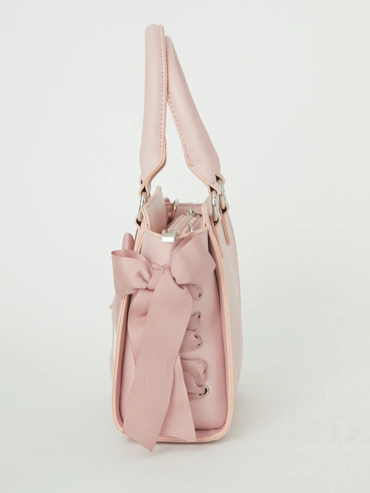 ビジューリボン合皮BAG - Ank Rouge(アンクルージュ)のバッグ/その他