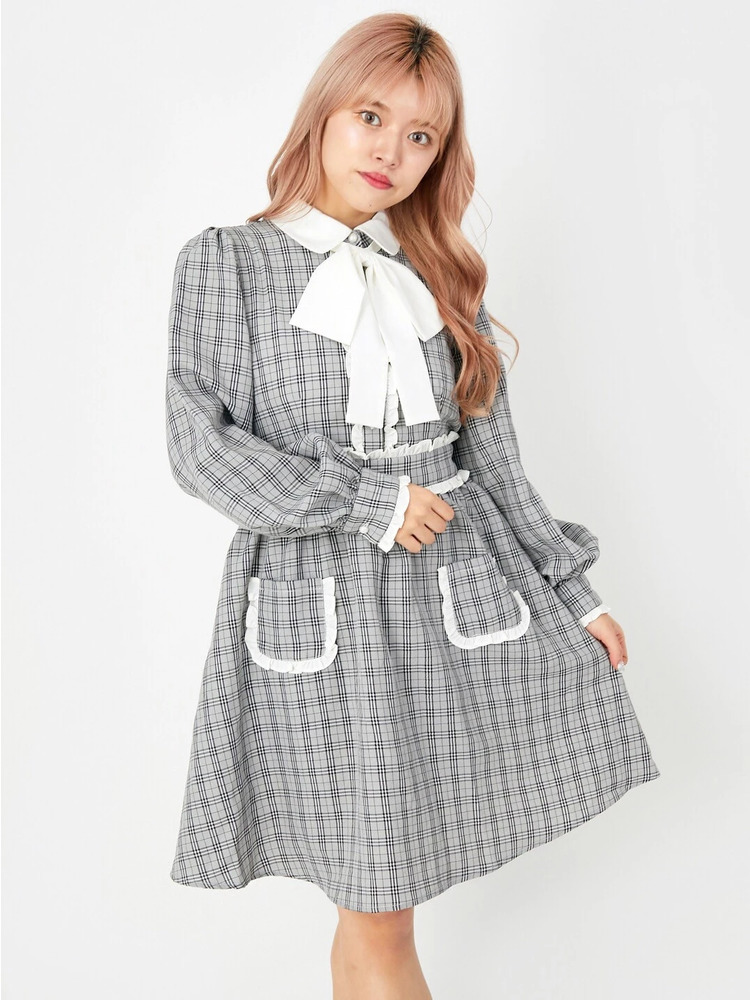 ポケットフリルOP - Ank Rouge(アンクルージュ)のワンピース