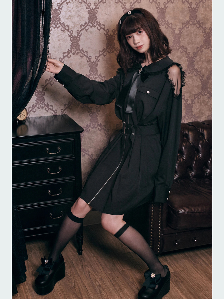 ビジューリボンBigシャツ - Ank Rouge(アンクルージュ)のシャツ