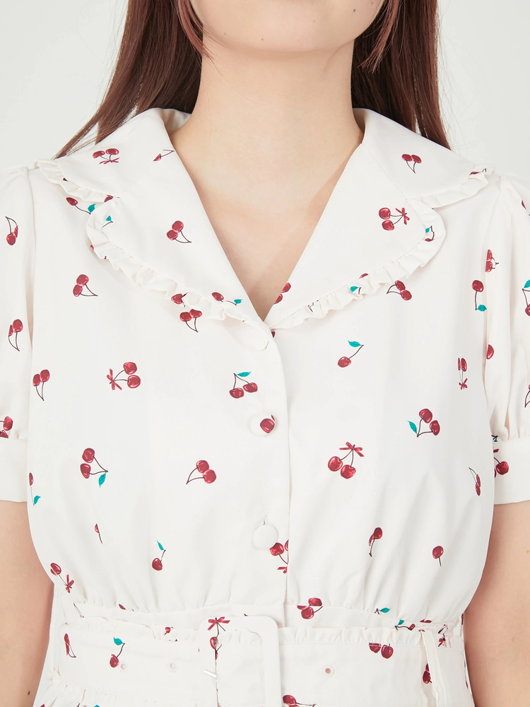 CHERRY SAILOR DRESS チェリーセーラードレス ランダムチェリーセーラーOP - Ank Rouge(アンクルージュ)の