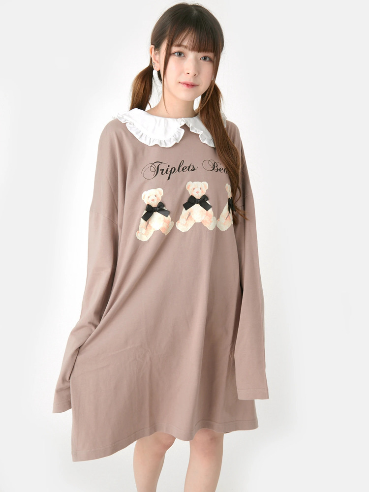 アンクルージュ Ank Rouge くま ベア ワンピース Amazon.co.jp: アンクルージュ AnkRouge ワンピース くま ベア