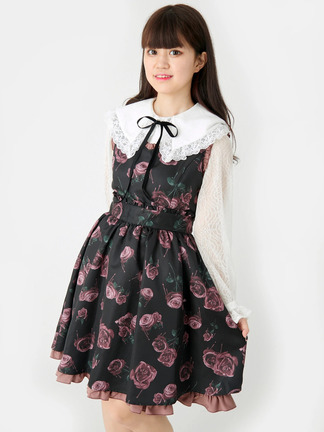Ank Rouge StrawberryRose肩フリルJSK StrawberryRose肩フリルJSK - Ank Rouge(アンクルージュ)の