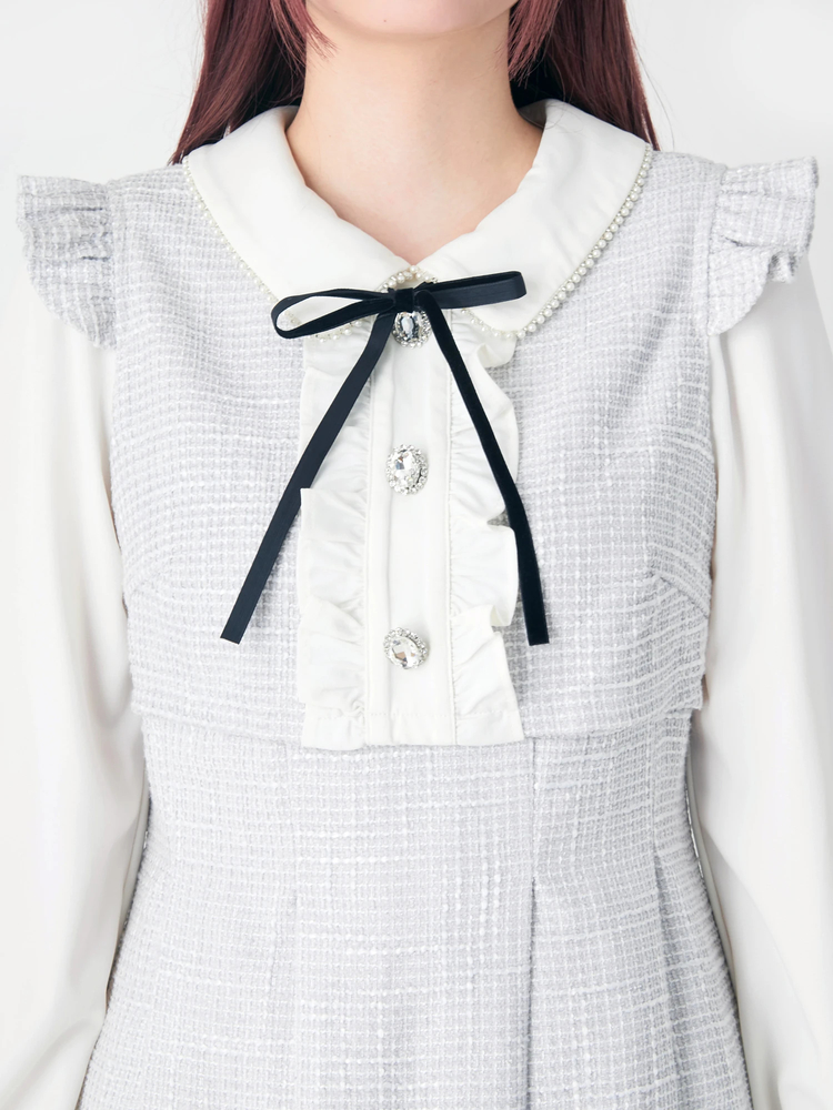 ☆美品☆ 高級ツィード　ワンピース 03_013-750.jpg