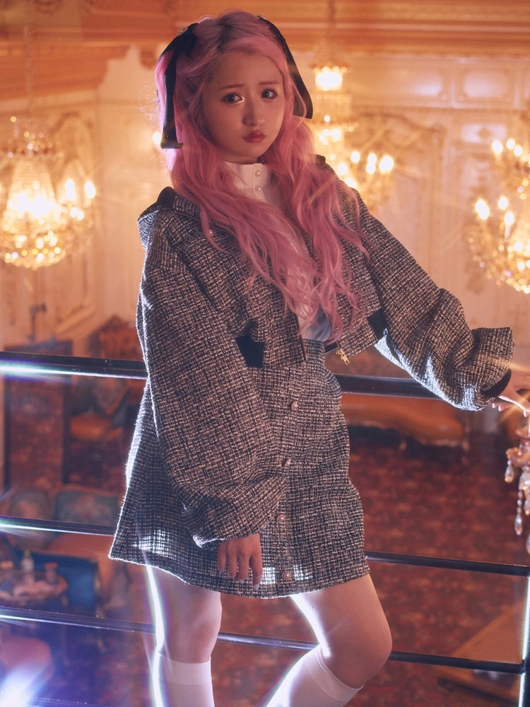 ツイードブルゾン - Ank Rouge(アンクルージュ)のブルゾン