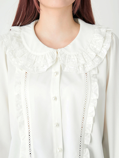 リボンカフスドーリーブラウス