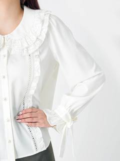 リボンカフスドーリーブラウス