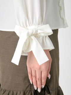 リボンカフスドーリーブラウス