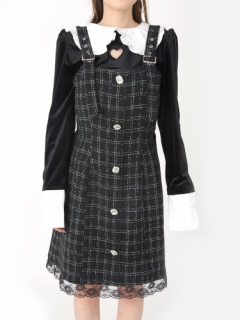 ビジューボタンJSK - Ank Rouge(アンクルージュ)のワンピース  