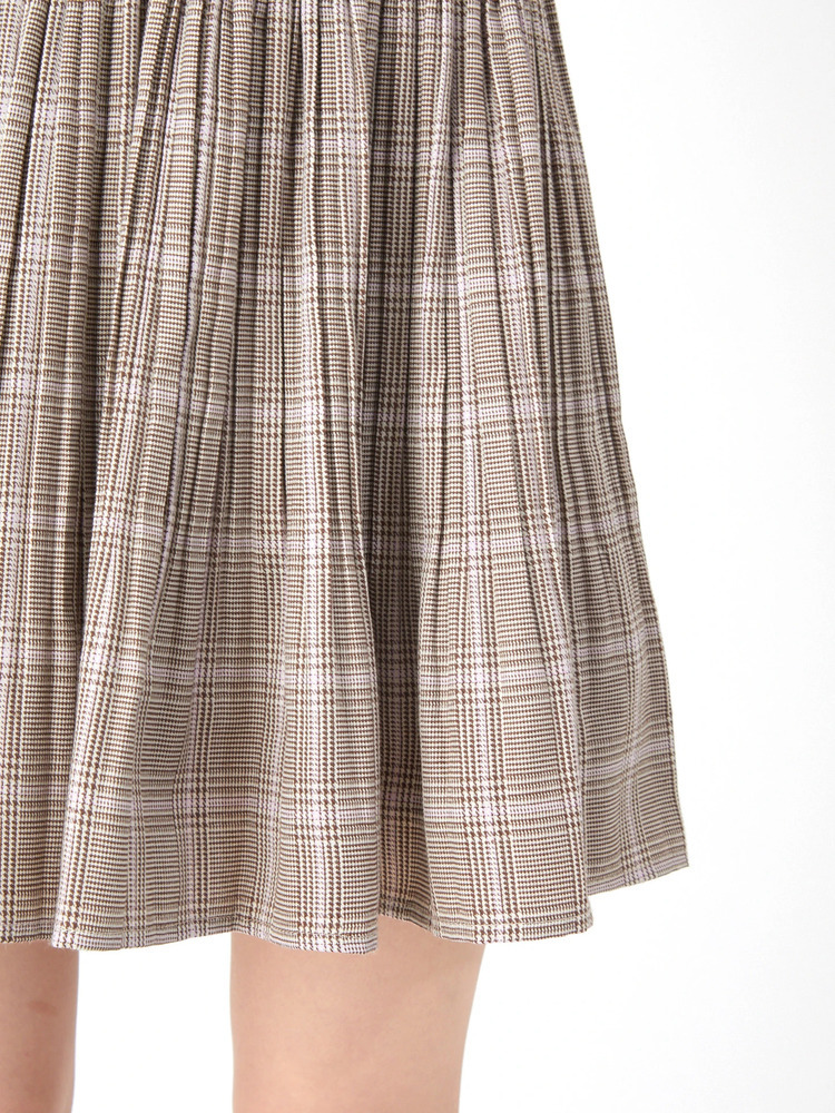 チェック柄プリーツスカート - Ank Rouge(アンクルージュ)の