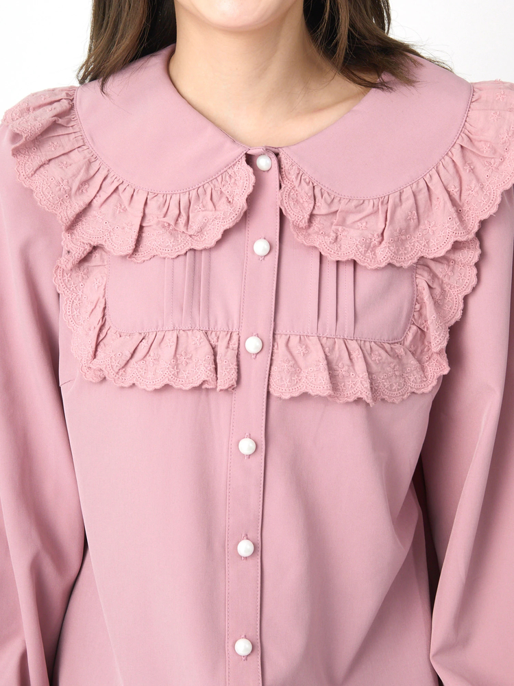 オーガンジーリボンブラウス - Ank Rouge(アンクルージュ)のシャツ