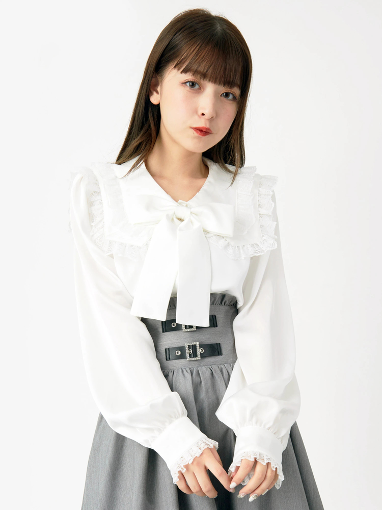 ダブルカラーブラウス - Ank Rouge(アンクルージュ)のシャツ・ブラウス