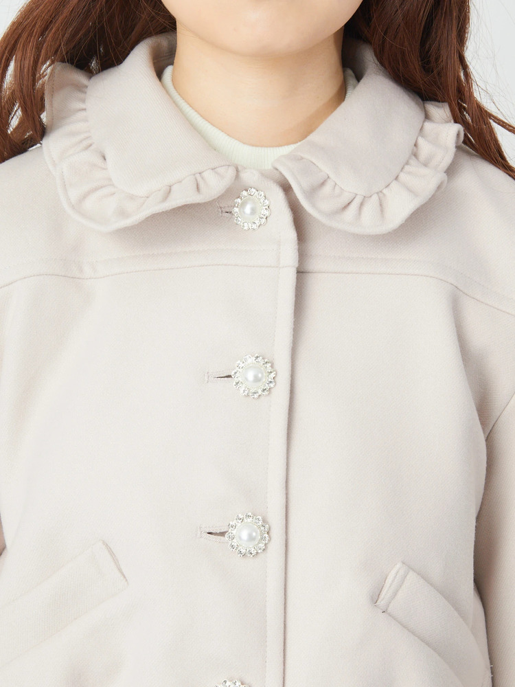 ビジューボタンコンパクトブルゾン - Ank Rouge(アンクルージュ