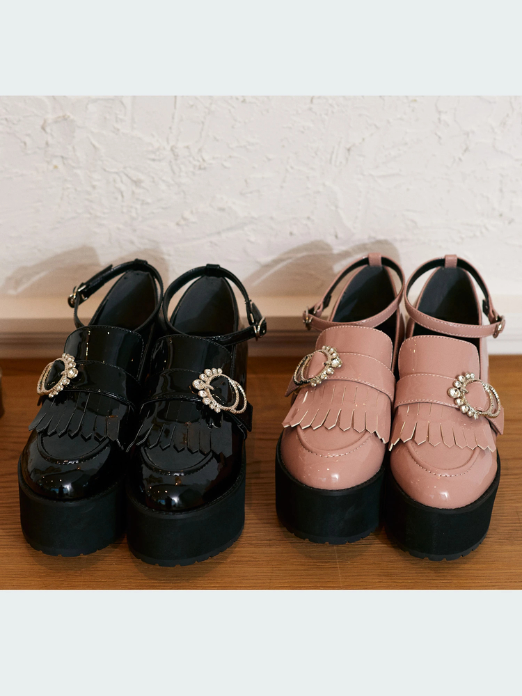 ビジューバックルローファー - Ank Rouge(アンクルージュ)のローファー