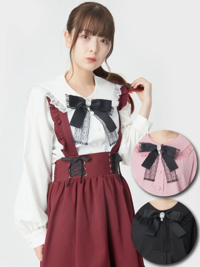 リボンチャームブラウス - Ank Rouge(アンクルージュ)のシャツ  