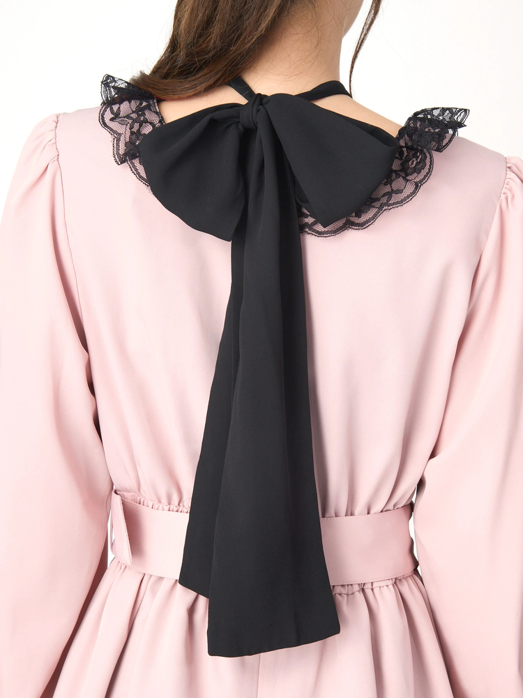 ♡♡人気商品♡♡新品 ハンアンスン バックリボンワンピース♡♡ ♡人気商品♡ 美品 ハンアンスン バックリボンワンピース