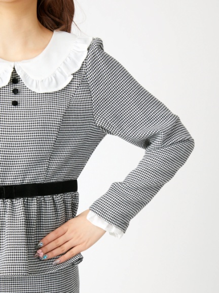 クラシカルぺプラムタイトワンピース Ank Rouge アンクルージュ のワンピース ファッション通販 Ailand アイランド