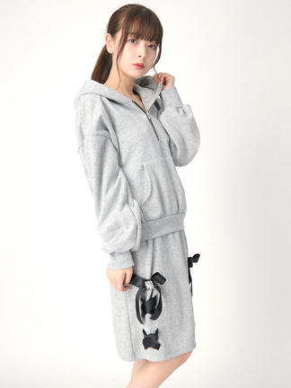 SetUp風パーカーワンピース - Ank Rouge(アンクルージュ)のワンピース