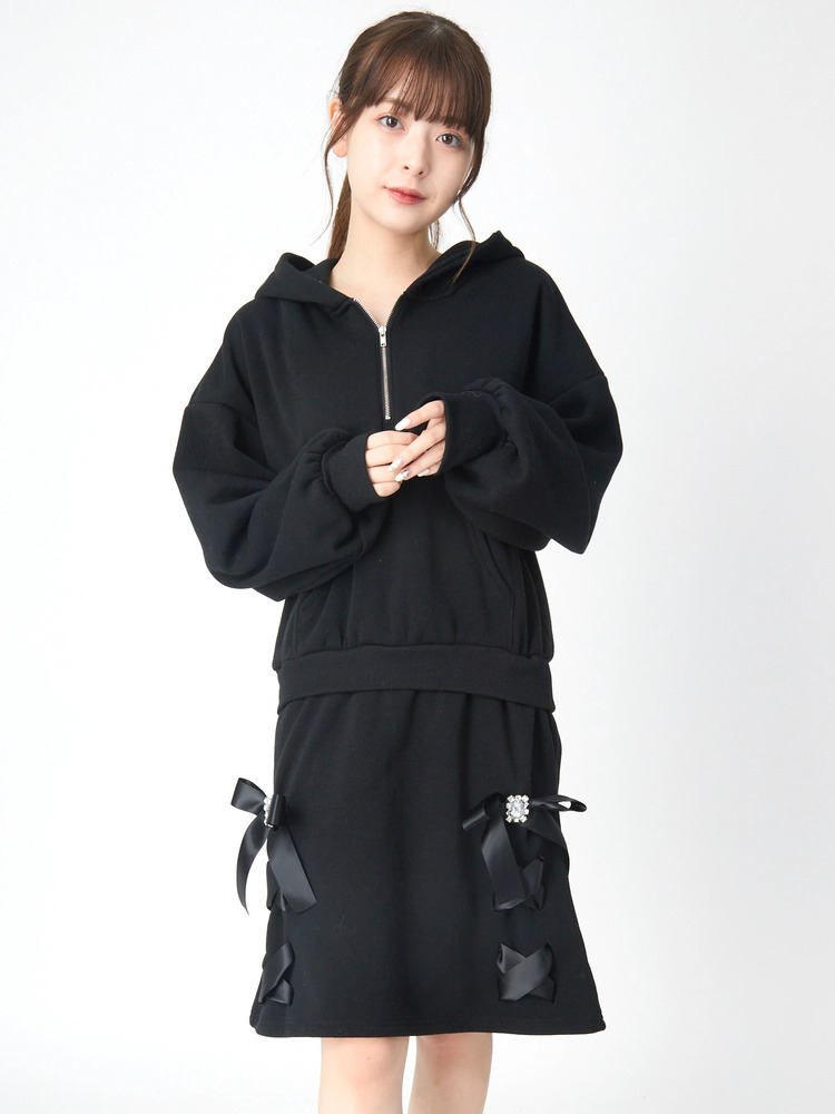 SetUp風パーカーワンピース - Ank Rouge(アンクルージュ)のワンピース