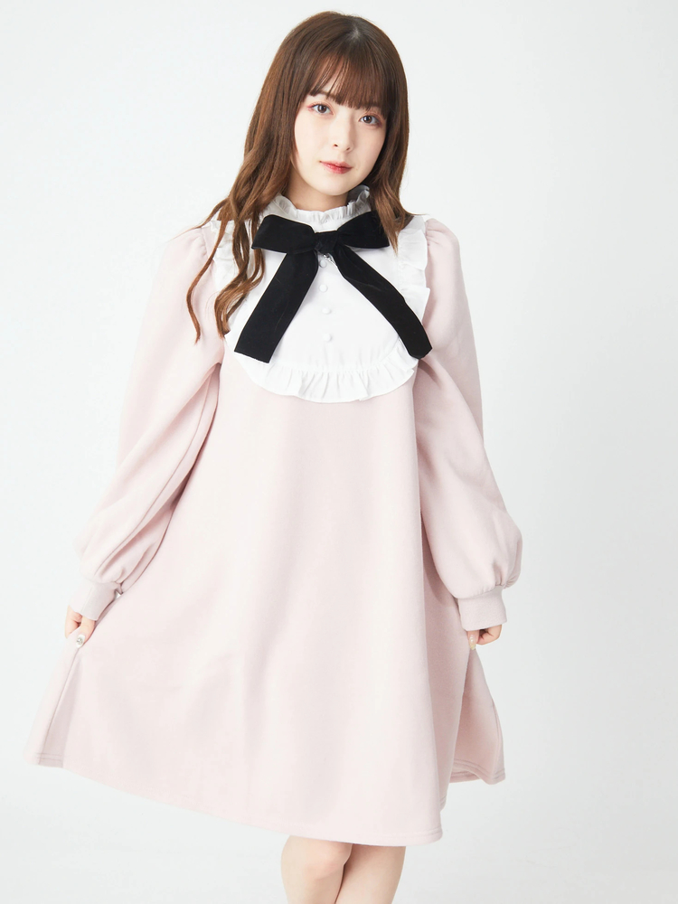 カギモチーフリボンカットワンピース - Ank Rouge(アンクルージュ)の