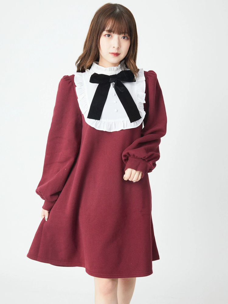 カギモチーフリボンカットワンピース - Ank Rouge(アンクルージュ)の