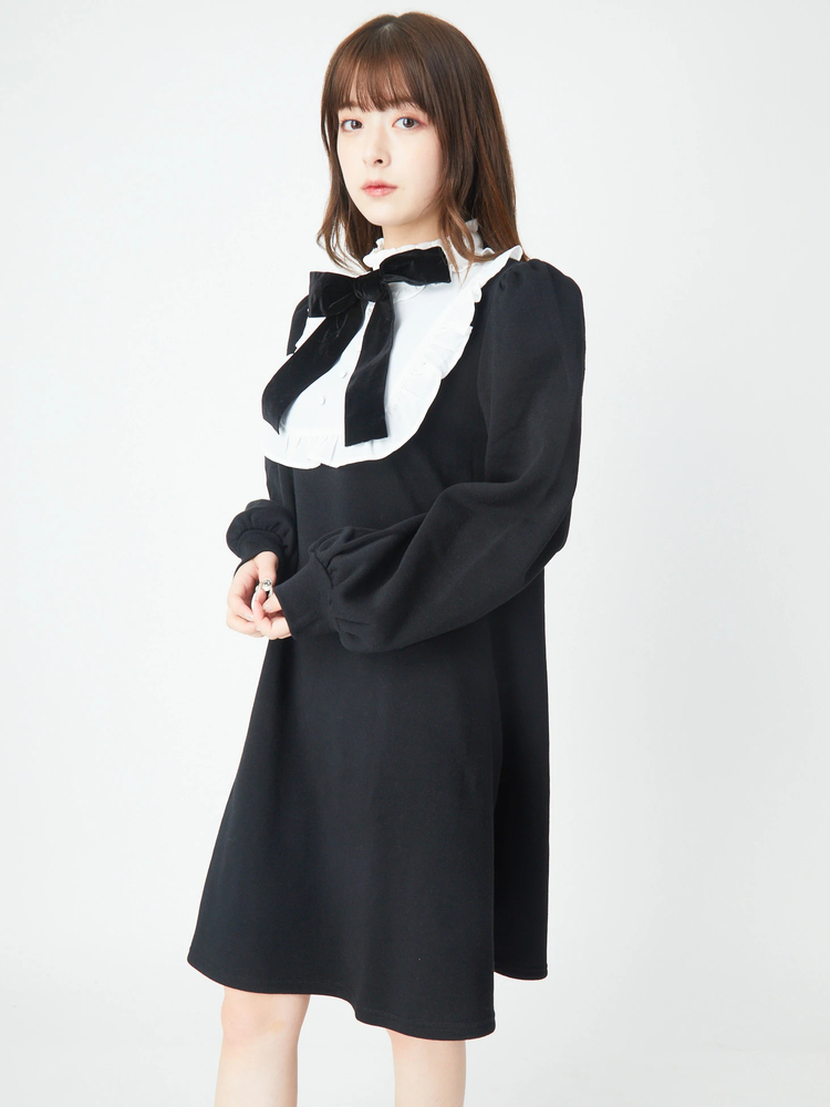 カギモチーフリボンカットワンピース - Ank Rouge(アンクルージュ)の