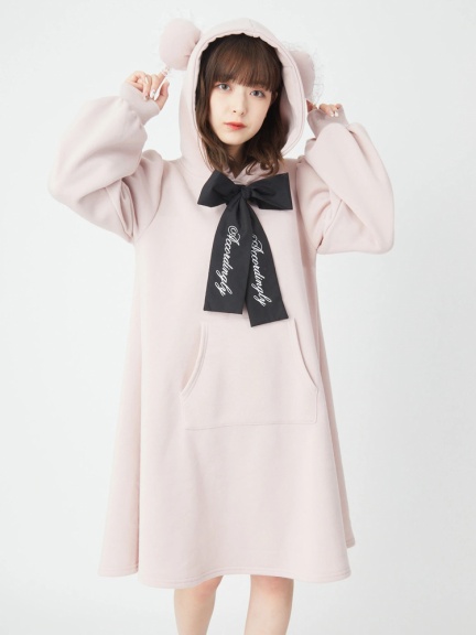 くまちゃんパーカーワンピース Ank Rouge アンクルージュ のワンピース ファッション通販 Ailand アイランド