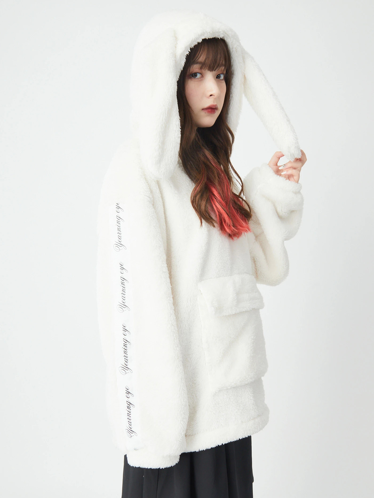 うさちゃんボアパーカー - Ank Rouge(アンクルージュ)のパーカ