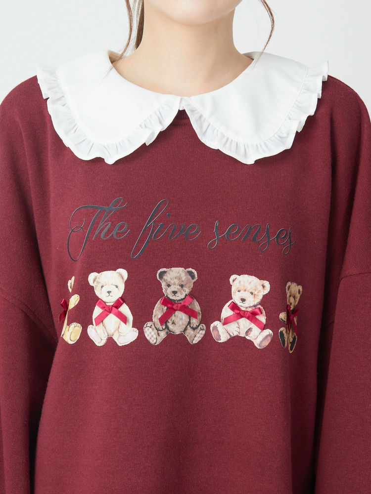 くまがいっぱいプルオーバー - Ank Rouge(アンクルージュ)のT