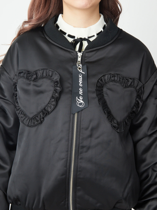 HUNGRY＆ANGRY ハングリー アングリー 中綿ベロアブルゾンジャケット HUNGRY＆ANGRY ハングリー アングリー 中綿ベロアブルゾンジャケット