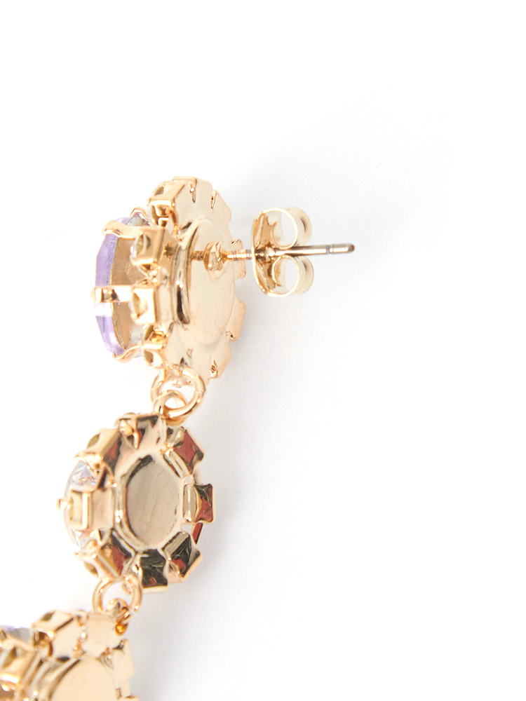 14KWG ダングル　キラキラ　ロングピアス Amazon.co.jp: [K.L.Y] ロング ピアス レディース 14K RGP