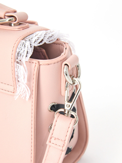 ビジューリボン合皮BAG
