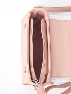 ビジューリボン合皮BAG