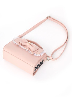 ビジューリボン合皮BAG