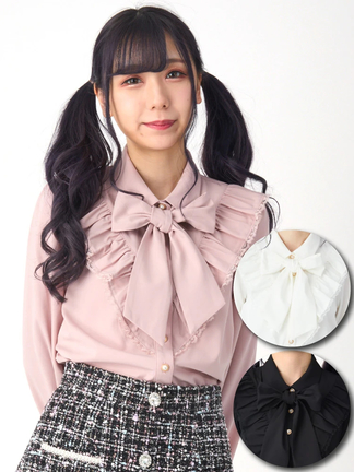 未使用☆ヨークフリルブラウス☆アルアバイル allureville - 未使用☆ヨークフリルブラウス☆アルアバイルの