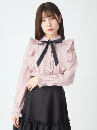 Mystrada リボンタイフリルブラウス リボンタイフリルブラウス（シャツ/ブラウス）｜Mystrada（マイ