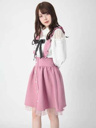 Ank Rouge ジャガードティアードジャンパースカート ジャガードティアードJSK - Ank Rouge(アンクルージュ)の
