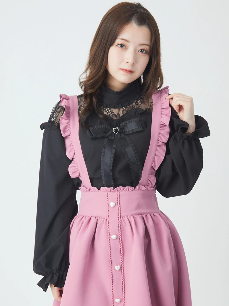 フリルリボンブラウス - Ank Rouge(アンクルージュ)のシャツ・ブラウス