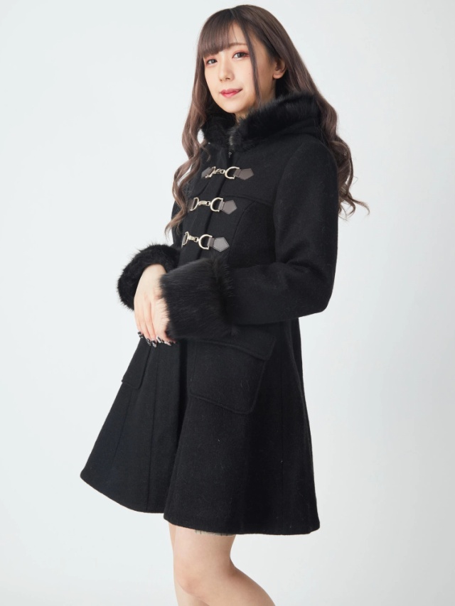 ビット付きフレアーダッフルコート - Ank Rouge(アンクルージュ)の  