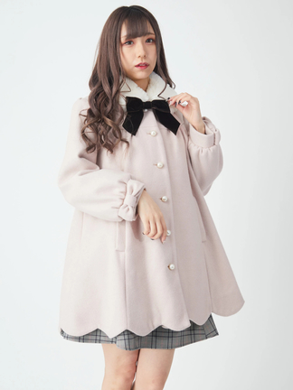 裾スカラップAラインコート - Ank Rouge(アンクルージュ)のコート